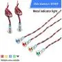 FICBOX 5Pcs 8mm 12V LED Indicator Light Metal Waterproof Signal Lamp Pilot Dash Dashboard Warning Lights for Motorcycle Car Truck Boat FICBOX 5Pcs 8mm 12V LED Indicator Light Metal Waterproof Signal Lamp Pilot Dash Dashboard Warning Lights for Motorcycle Car Truck Boat