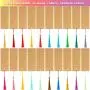 150 Pieces Kraft Paper Blank Bookmarks Gift Tags and 150 Pieces Handmade Tassels Pendant for DIY Craft Bookmark Key Chain Earring Jewelry Making (Kraft)