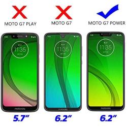 Military Grade Drop Impact for Motorola Moto G7 Power Case Moto G7 Supra Case 360 Metal Rotating Ring Kickstand Holder Magnetic Car Mount Armor Shockproof Cover for Moto G7 Power Phone Case (Black)