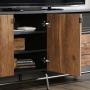 Sauder Boulevard Café Credenza, For TVs up to 60'', Black finish