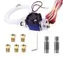 Kee Pang All-Metal V6 J-Head Hotend Extruder Hotend kit with 2 pcs Stainless Steel Nozzle Throat + 5 Pcs Brass Printer Nozzles for E3D V6 Makerbot RepRap 3D Printers Kee Pang All-Metal V6 J-Head Hotend Extruder Hotend kit with 2 pcs Stainless Steel Nozzle Throat + 5 Pcs Brass Printer Nozzles for E3D V6 Makerbot RepRap 3D Printers