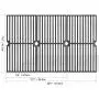 Uniflasy 17.75 inch Grill Grate for Brinkmann 810-2410-S 810-2511-S 810-8411-5 810-9415-W Charmglow, Browning Grillada Gas Grills 17 3/4'' x 26 13/16'' Cast Iron Cooking Grids Grill Replacement Parts Uniflasy 17.75 inch Grill Grate for Brinkmann 810-2410-S 810-2511-S 810-8411-5 810-9415-W Charmglow, Browning Grillada Gas Grills 17 3/4'' x 26 13/16'' Cast Iron Cooking Grids Grill Replacement Parts