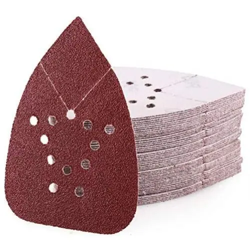 60 Grit Sanding Pads for Black and Decker Mouse Sanders, 12 Holes Hook and Loop Sandpaper - LotFancy Detail Palm Sander Sanding Sheets, Pack of 50 60 Grit Sanding Pads for Black and Decker Mouse Sanders, 12 Holes Hook and Loop Sandpaper - LotFancy Detail Palm Sander Sanding Sheets, Pack of 50