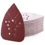 60 Grit Sanding Pads for Black and Decker Mouse Sanders, 12 Holes Hook and Loop Sandpaper - LotFancy Detail Palm Sander Sanding Sheets, Pack of 50 60 Grit Sanding Pads for Black and Decker Mouse Sanders, 12 Holes Hook and Loop Sandpaper - LotFancy Detail Palm Sander Sanding Sheets, Pack of 50