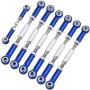 7-Pack Adjustable Aluminum Turnbuckles/Camber Link with Rod Ends Sets for Traxxas Slash 4X4/2WD 1/10 Upgrade Parts