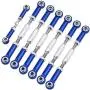 7-Pack Adjustable Aluminum Turnbuckles/Camber Link with Rod Ends Sets for Traxxas Slash 4X4/2WD 1/10 Upgrade Parts 7-Pack Adjustable Aluminum Turnbuckles/Camber Link with Rod Ends Sets for Traxxas Slash 4X4/2WD 1/10 Upgrade Parts