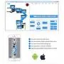 6DOF Robotic Arm Kit Programming Robot Arm with Handle PC Software and APP Control with Tutorial