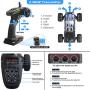 IMDEN Remote Control Car, Terrain RC Cars, Electric Remote Control Off Road Monster Truck, 1:18 Scale 2.4Ghz Radio 4WD Fast 30+ MPH RC Car, with 2 Rechargeable Batteries, Blue