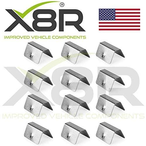 X8R Wind/Rain Deflectors Channel New Metal Universal Clips for Heko Sned Clip X 12 X8R0151