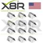 X8R Wind/Rain Deflectors Channel New Metal Universal Clips for Heko Sned Clip X 12 X8R0151