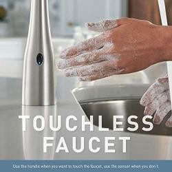 Moen 7594EWC Arbor Motionsense Wave Sensor Touchless One Handle Pulldown Kitchen Faucet Featuring Power Clean, Chrome