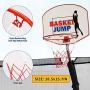 TRIPLE TREE 14 FT Trampoline with Basketball Hoop, Safety Enclosure Net, Waterproof Mat and Ladder, Basketball Trampoline for Kids/Adults, Outdoor Backyard Trampolines, 800LBS Capacity 5-6 Kids