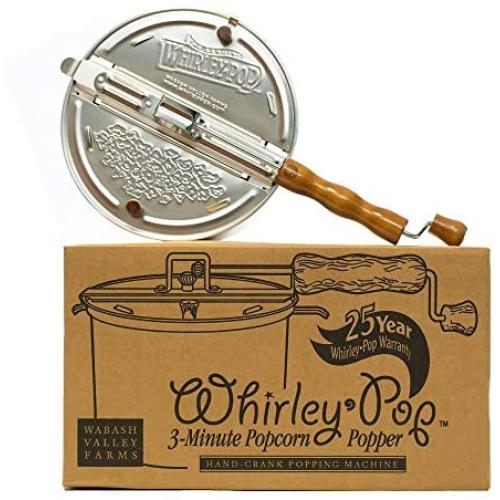 Whirley-Pop Popcorn Popper - Metal Gear - Silver