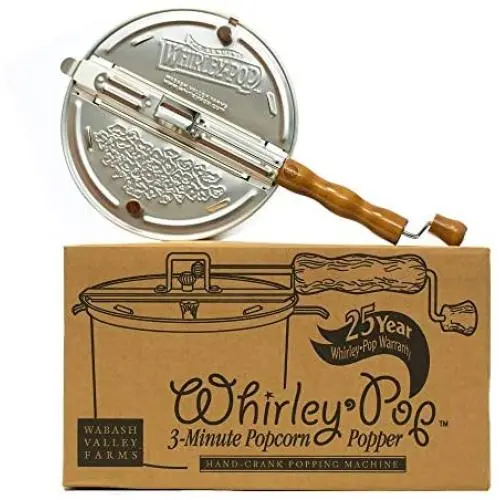 Whirley-Pop Popcorn Popper - Metal Gear - Silver Whirley-Pop Popcorn Popper - Metal Gear - Silver