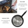 ZYLISS Cookware 8'' and 11'' Nonstick Fry Pan Set - Oven, Dishwasher, Induction and Metal Utensil Safe Cooking - Heavy Duty Forged Aluminum with Sturdy Riveted Handle (2 Piece Set)