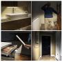LED Closet Light Battery Operated, BLS T402 Super Bright Wireless Under Cabinet Lighting | Motion Sensor Light | Large 4000mAh Rechargeable Battery Powered | 4000K Daylight White | 180 Days Run Time