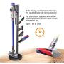XIGOO Storage Stand Holder Compatible with Dyson V11 V10 V8 V7 V6 Cordless Vacuum Cleaners and Accessary, Floor Docking Station Metal Organizer Bracket with 5 Hooks, Black