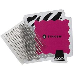 SINGER 01824 Large Eye Hand Needles On Magnet, 12-Count