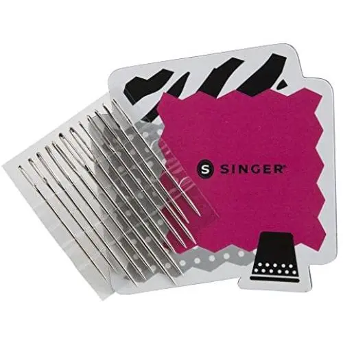 SINGER 01824 Large Eye Hand Needles On Magnet, 12-Count SINGER 01824 Large Eye Hand Needles On Magnet, 12-Count