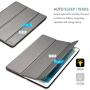 ProCase iPad 9.7 Case (Old Model) 2018 iPad 6th Generation / 2017 iPad 5th Generation Case - Ultra Slim Lightweight Stand Case with Translucent Frosted Back Smart Cover for iPad 9.7 Inch –Metallic