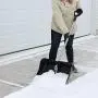 CASL Brands Aluminum Snow Shovel with D-Grip Handle and Heavy-Duty Metal Wear Strip - Adjustable Powder-Coated Steel Handle with Plastic Grip - 22-Inch Blade - Black CASL Brands Aluminum Snow Shovel with D-Grip Handle and Heavy-Duty Metal Wear Strip - Adjustable Powder-Coated Steel Handle with Plastic Grip - 22-Inch Blade - Black
