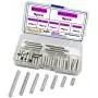 Socell 80 Pieces Dowel Pin Stainless Steel Shelf Support Pin Fasten Elements Shelf Bracket Pegs Cabinet Furniture Shelf Pins Support Assortment Kit Socell 80 Pieces Dowel Pin Stainless Steel Shelf Support Pin Fasten Elements Shelf Bracket Pegs Cabinet Furniture Shelf Pins Support Assortment Kit