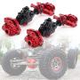 Tbest Metal Front and Rear axle Assembly Fit for Land Rover Defender/Traxxas/TRX-4 Crawler Car