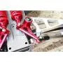 GPM for Traxxas E-Revo 2.0 VXL Brushless (86086-4) Upgrade Parts Aluminum Front Rocker Arm Set - 1Pr Set Silver
