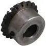 CNBTR 2PCS 45# Steel 2 Modulus 20 Teeth 14mm Hole Dia 90 Degrees Tapered Bevel Gear Wheel