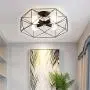 Modo Lighting Semi Flush Mount Ceiling Light 4-Light Black Metal Cage Ceiling Light Fixture Rustic Industrial Decor Lamp for Living Room Kitchen Hallway Farmhouse Lighting E26 (Black) Modo Lighting Semi Flush Mount Ceiling Light 4-Light Black Metal Cage Ceiling Light Fixture Rustic Industrial Decor Lamp for Living Room Kitchen Hallway Farmhouse Lighting E26 (Black)