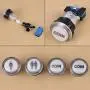 Arcade Game Buttons - 4 x LED Start Push Button Kit Part 1 Player + 2 Player + LED Coin Buttons for Arcade Arcade Game Buttons - 4 x LED Start Push Button Kit Part 1 Player + 2 Player + LED Coin Buttons for Arcade