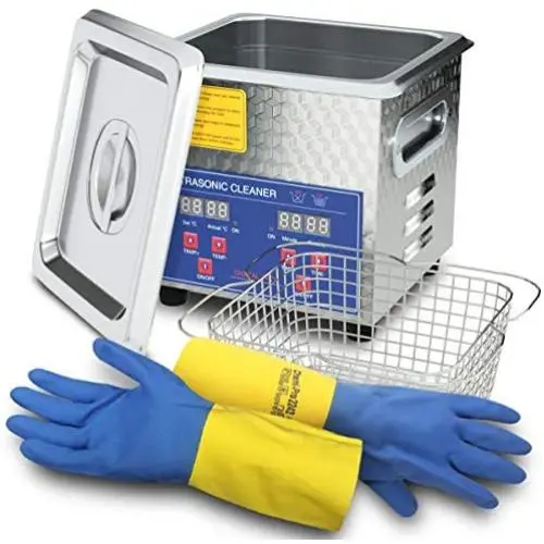 Ultrasonic Cleaner 200W Heated Parts Cleaner 2L (1.5L liquid capacity) for Small Carburetors Injectors Guns Bullets Brass and Jewelry Professional Stainless Steel Ultrasonic Bath Upgrade Gifts for Men Ultrasonic Cleaner 200W Heated Parts Cleaner 2L (1.5L liquid capacity) for Small Carburetors Injectors Guns Bullets Brass and Jewelry Professional Stainless Steel Ultrasonic Bath Upgrade Gifts for Men