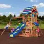 Beach Front All Cedar Wooden Swing Set Beach Front All Cedar Wooden Swing Set