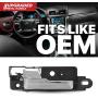 T1A Interior Door Handle Replacement for 2006-2012 Ford Fusion, Metal Upgraded, Fits Front Left Drivers Side, Also Fits 2006-2012 Lincoln MKZ, Zephyr and Mercury Milan, T1A-6E5Z-5422601-METAL