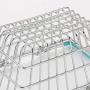 NarutoSak Children Miniature Metal Supermarket Shopping Basket Pretend Role Play Toy Gift, Christmas Birthday Gift for Children Orange