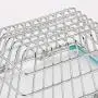 NarutoSak Children Miniature Metal Supermarket Shopping Basket Pretend Role Play Toy Gift, Christmas Birthday Gift for Children Orange