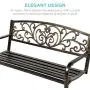 Best Choice Products 2-Person Metal Outdoor Porch Swing, Hanging Steel Patio Bench for Garden Deck w/Floral Accent, 485lb Weight Capacity - Bronze Best Choice Products 2-Person Metal Outdoor Porch Swing, Hanging Steel Patio Bench for Garden Deck w/Floral Accent, 485lb Weight Capacity - Bronze