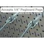 Wall Control 8-Foot Metal Pegboard Strip Garage Rail Organizer Pack