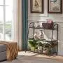 FaithLand 3-Tier Indoor/Outdoor Metal Plant Stand, Flower Pots Holder, Plant Display Rack, Stand Shelf, Shoe Organizer, Utility Storage Organizer Rack FaithLand 3-Tier Indoor/Outdoor Metal Plant Stand, Flower Pots Holder, Plant Display Rack, Stand Shelf, Shoe Organizer, Utility Storage Organizer Rack