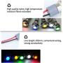 FICBOX 5pcs LED Indicator Light 6mm 12V Waterproof Metal Signal Lamp Warning Lights for Pilot Dash Truck Boat (Yellow）