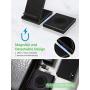 Wireless Charger, Fast Wireless Charging Stand, 2-in-1 Wireless Charging Station Dock for iPhone 12/11/Pro/Max/X/Xs/XR/AirPods2, Samsung Galaxy Note/Watch/Buds