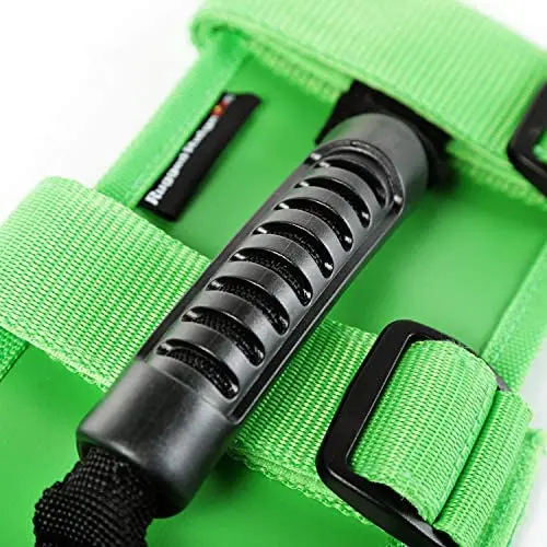 Rugged Ridge 13505.05 Ultimate Grab Handle Kit, Green for 55-current Jeep CJ/Wrangler/Gladiator Rugged Ridge 13505.05 Ultimate Grab Handle Kit, Green for 55-current Jeep CJ/Wrangler/Gladiator