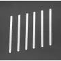 Metal Nose Strip for Masks, 100 PCS Self Stick Adhesive Aluminum Nose Bridge Strips Bendable Flexible Flat Nose Bridge Wire Clip for DIY Handmade Cotton Fabric Cloth Face Mask Making