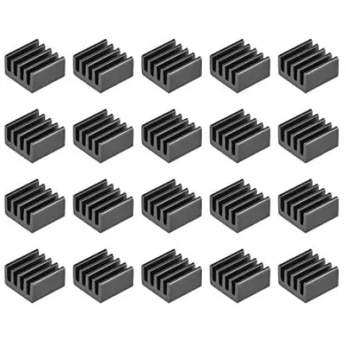 uxcell Electronics Cooler Heatsink for MOS GPU IC Chip Black 9 x 9 x 5 mm 20pcs uxcell Electronics Cooler Heatsink for MOS GPU IC Chip Black 9 x 9 x 5 mm 20pcs