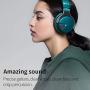 COWIN E7 Active Noise Cancelling Headphones Bluetooth Headphones with Mic Deep Bass Wireless Headphones Over Ear, Comfortable Protein Earpads, 30H Playtime for Travel Work TV PC Cellphone - Dark Green