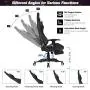 Goplus Massage Gaming Chair with RGB Light, Reclining Backrest Handrails and Seat Height Adjustment Racing Computer Office Chair with Footrest, Ergonomic High Back PU Swivel Game Chair Goplus Massage Gaming Chair with RGB Light, Reclining Backrest Handrails and Seat Height Adjustment Racing Computer Office Chair with Footrest, Ergonomic High Back PU Swivel Game Chair