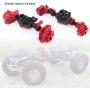 Tbest Metal Front and Rear axle Assembly Fit for Land Rover Defender/Traxxas/TRX-4 Crawler Car