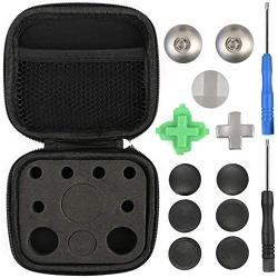 Xbox Elite Controller Replacement Parts & Modding Kit, Metal Magnetic Thumbsticks Swap Replacements for Xbox One, PS4, Nintendo Switch Pro Controller - 11-Pack Replacement Kit