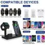 Wireless Charger, 3 in 1,Fast Charging Station Qi-Certified 10W Max for Apple iWatch Series 5/4/3/2/1,AirPods, Compatible with iPhone 11 Series/SE (2020)/XS MAX/XR/XS/X/8/8 Plus/Samsung