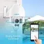 Reolink PTZ Camera Outdoor 5MP Super HD Work with Google Assistant, PoE IP Security Monitor IR Night Vision Pan Tilt 4X Optical Zoom Motion Detection Video Surveillance Dome RLC-423 Reolink PTZ Camera Outdoor 5MP Super HD Work with Google Assistant, PoE IP Security Monitor IR Night Vision Pan Tilt 4X Optical Zoom Motion Detection Video Surveillance Dome RLC-423